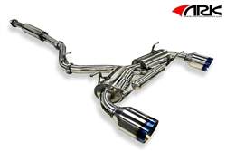 2013 2014 Scion FR-S / Subaru BRZ DT-S Catback Exhaust System w/ Burnt Tips #SM1202-0213D by ARK Performance