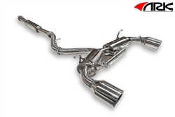 2013 2014 Scion FR-S / Subaru BRZ DT-S Catback Exhaust System w/ Polished Tips #SM1202-0113D by ARK Performance