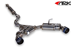 2013 2014 Scion FR-S / Subaru BRZ 2.5" GRiP Catback Exhaust System w/ Burnt Tips #SM1202-0213G by ARK Performance