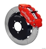 2013 Scion FR-S / Subaru W6A Big Brake Front Brake Kit (6 piston, slotted, red calipers) #140-12870-R by Wilwood