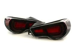 2013 Scion FRS / Subaru BRZ LED Tail Lights with Clear Lenses by TOM'S